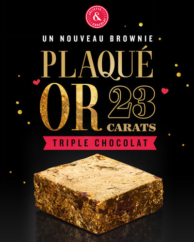 Le Nouveau Brownie Plaqué Or 23 Carats!