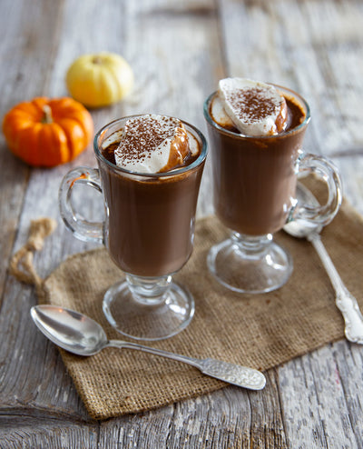 Chocolat chaud à la citrouille épicée / Spiced Pumpkin hot chocolate