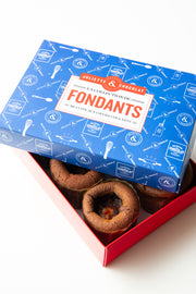 The box of 6 pumpkin fondants