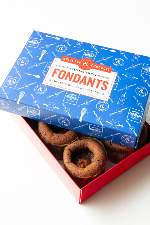 The box of 6 pumpkin fondants
