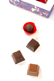 Gift box of 4 chocolate bonbons