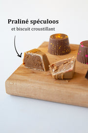 Box of 9 chocolate bonbons - Holiday edition 