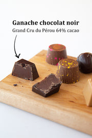 Box of 9 chocolate bonbons - Holiday edition 