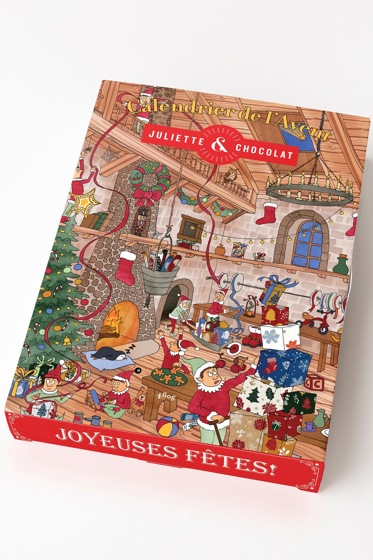Calendrier de l'avent Juliette & chocolat