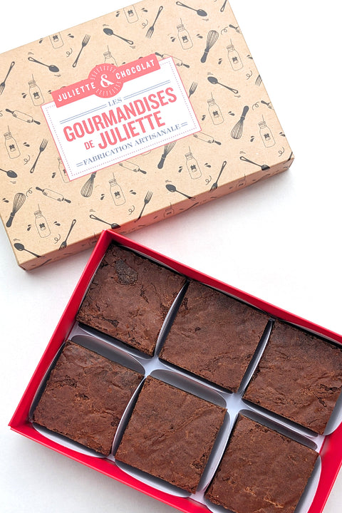 The gift box of 6 Intense Brownies 