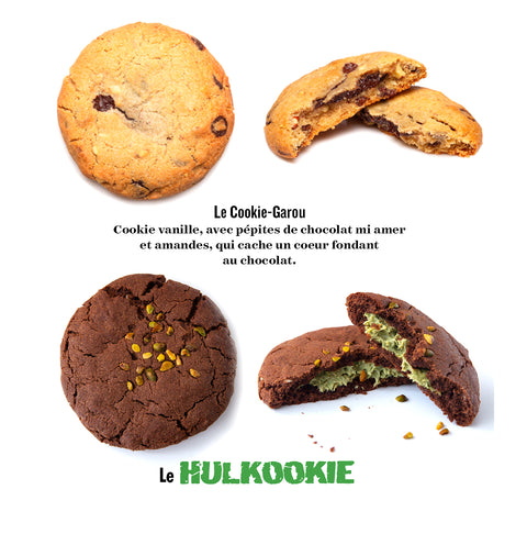 Le "biscuit Monstre" L’Abominable Cookie des Neiges (brownie, chocolat et guimauves)