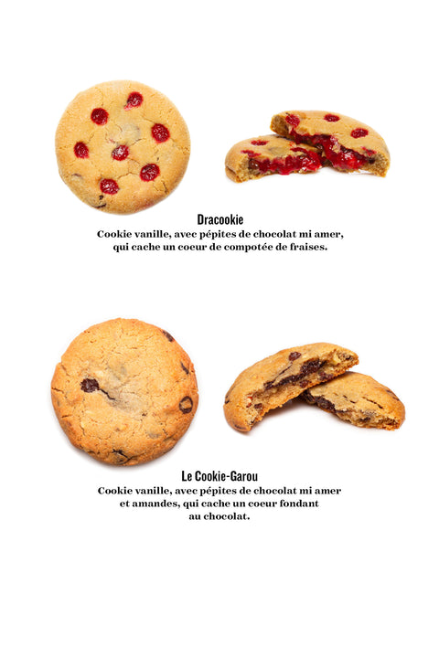 La boîte de 6 biscuits Monstres au choix