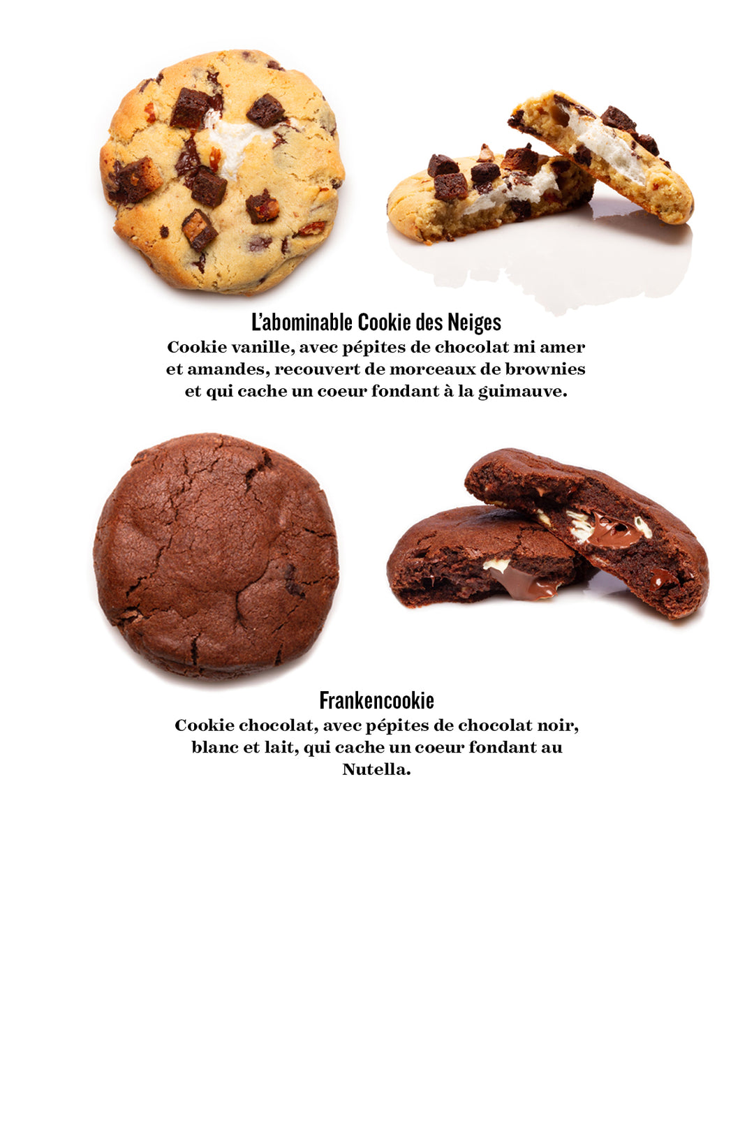 The Monster Cookie Frankencookie (Triple Chocolate & Nutella