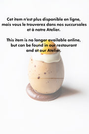 Chocolate soft-boiled egg filled with praline (120g)