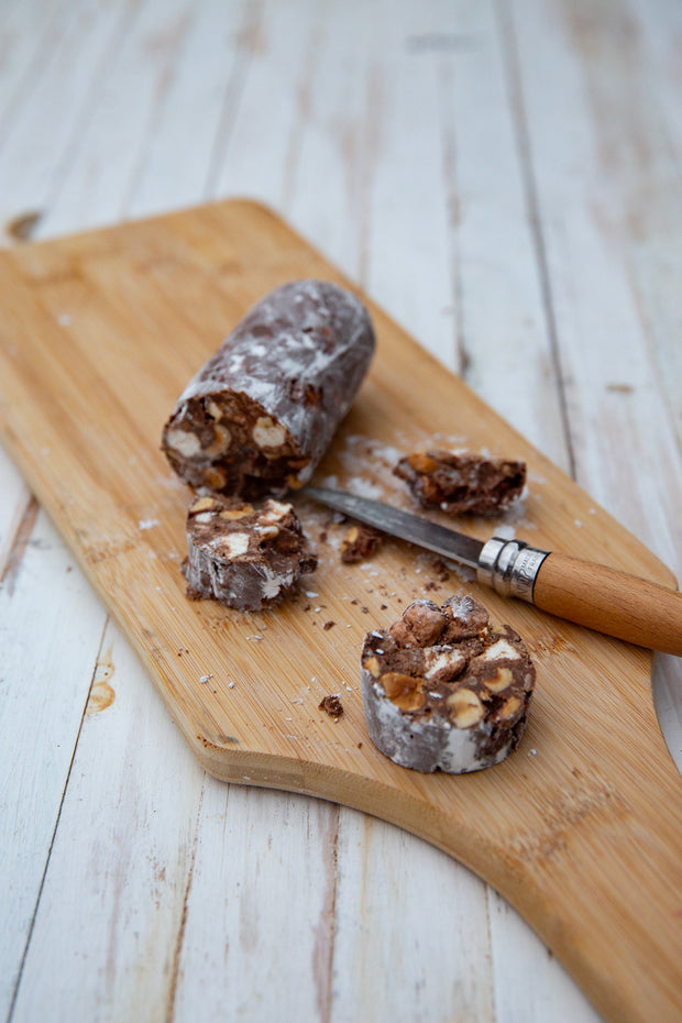 Chocolate Salami - Holiday Gingerbread Edition