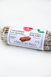 Chocolate Salami - Holiday Gingerbread Edition