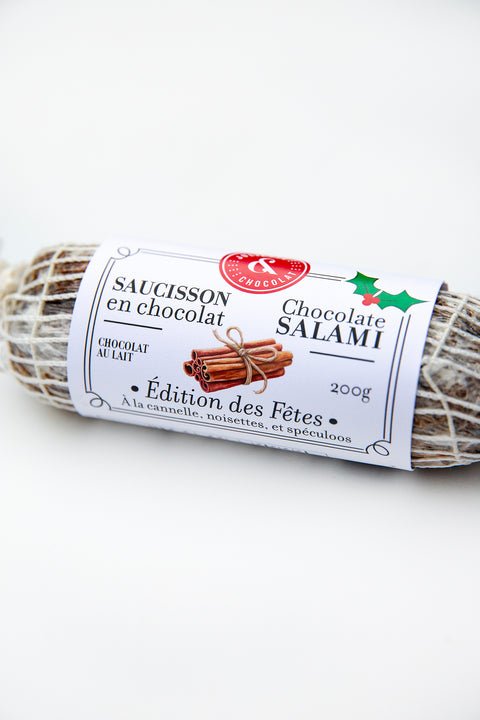 Chocolate Salami - Holiday Gingerbread Edition