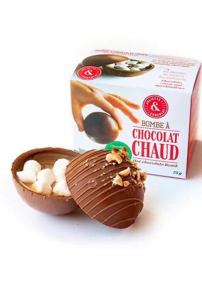 Bombes de chocolat chaud — Chocolats Favoris