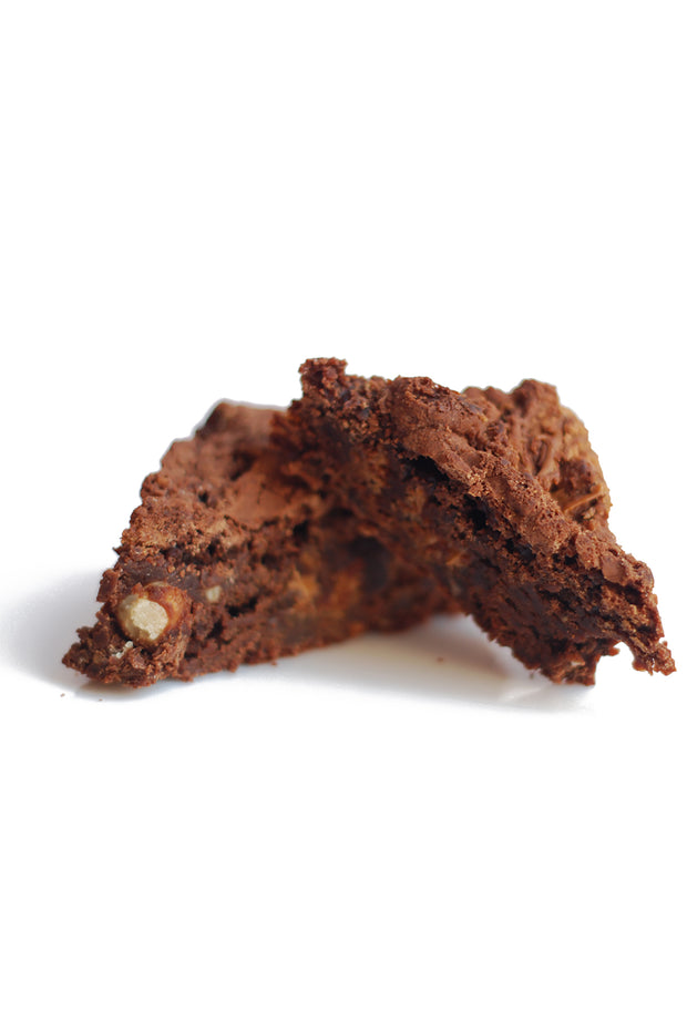 Hazelnut vegan brownie