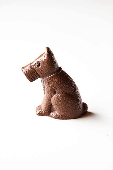 Rex the small milk chocolate dog filled with caramel and marshmallows  (90g)