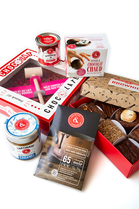 Ensemble gourmand tout chocolat noir