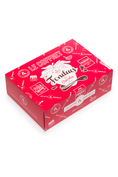 Le Coffret Cadeau des Accros à la Fondue au chocolat | Juliette & Chocolat