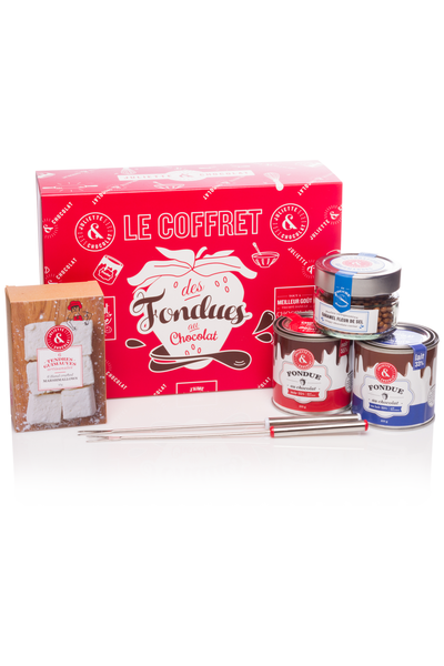 Le Coffret Cadeau des Accros à la Fondue au chocolat | Juliette & Chocolat