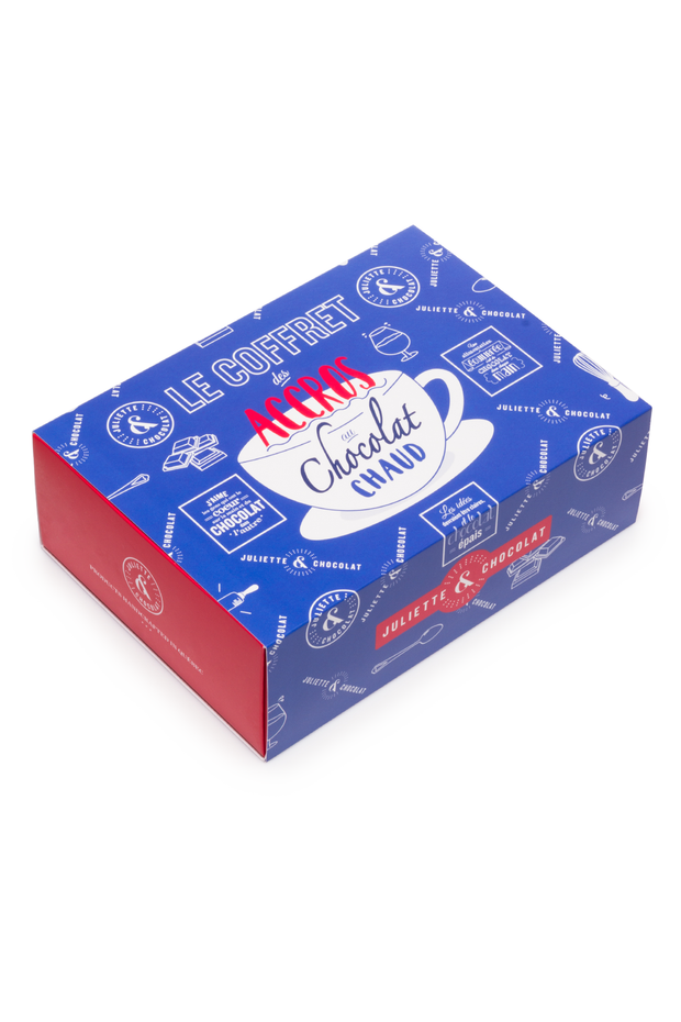 Le Coffret Cadeau des Accros au Chocolat chaud par Juliette & Chocolat