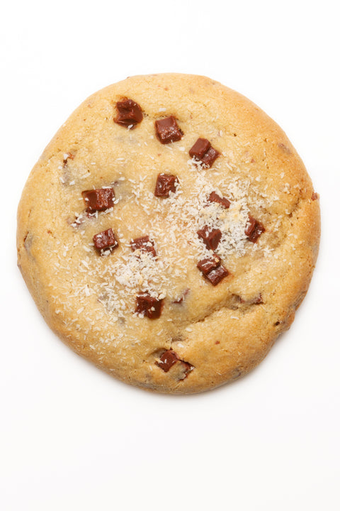 Le "biscuit Monstre" King Kookie (Banane, pépites de chocolat, noix de coco)