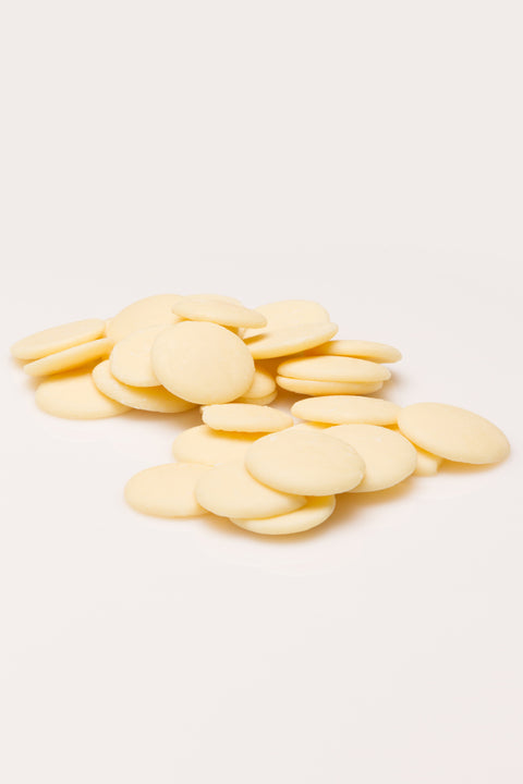 Pistoles Chocolat blanc 28% | Juliette & Chocolat
