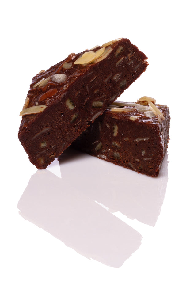 Le Brownie Amandes et orange par Juliette & Chocolat