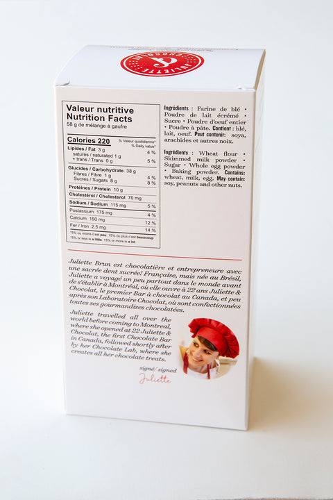 Préparation à gaufre bruxelloise