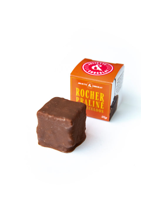 Rocher croustillant praliné au spéculoos