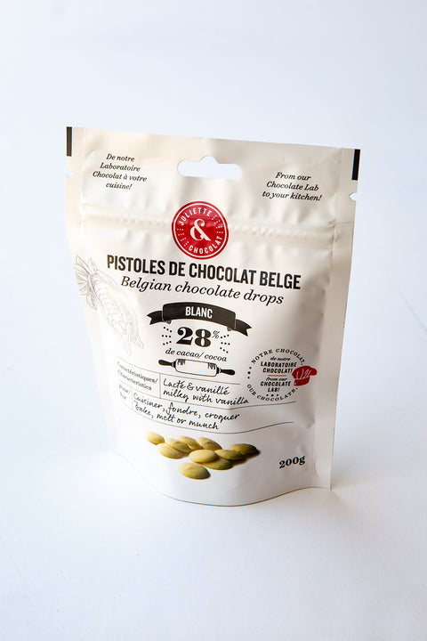 Pistoles de chocolat blanc 28%