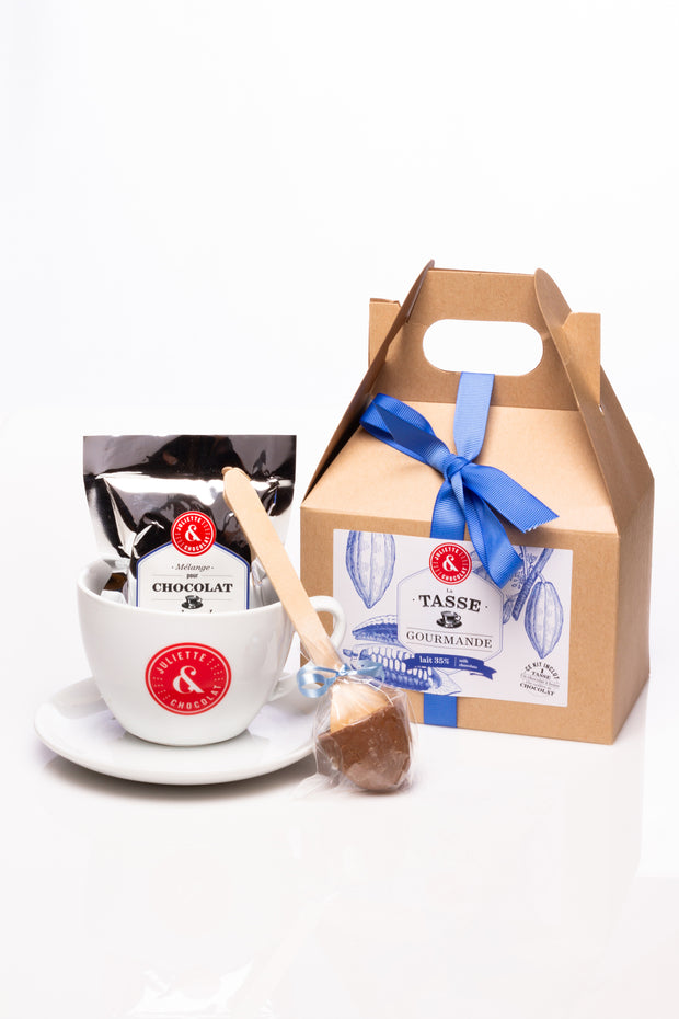 Tasse gourmande chocolat chaud