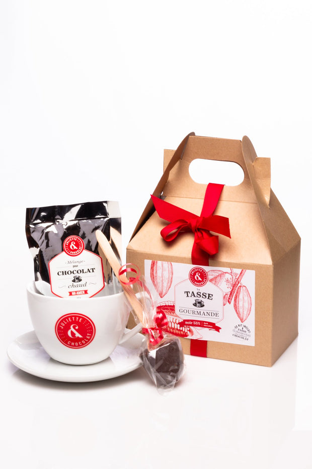 Tasse gourmande chocolat chaud